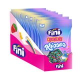 Golosinas Crunchy Kisses Butterfly Fini Golosinas - Frambuesa - Caja 12 bolsas de 75 g