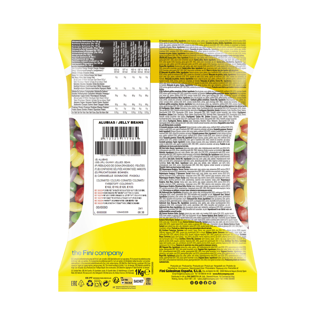 Alubias Bolsa 1 kg - Fini Golosinas