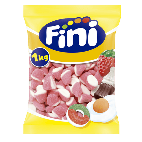 Besos Fresa Bolsa 1 kg - Fini Golosinas