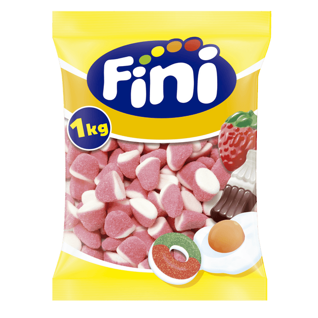 Besos Fresa Bolsa 1 kg - Fini Golosinas