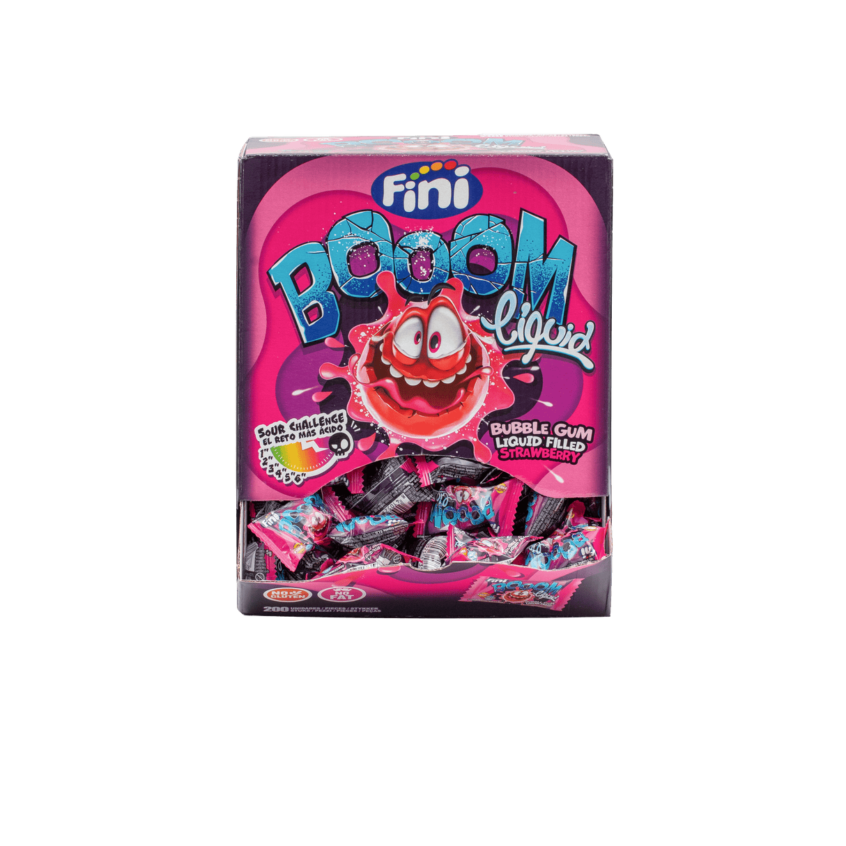 Chicle Fini Booom Estuche 200 unidades envueltas - Fini Golosinas