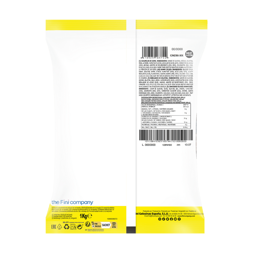 Cinema Mix Bolsa 1 kg - Fini Golosinas