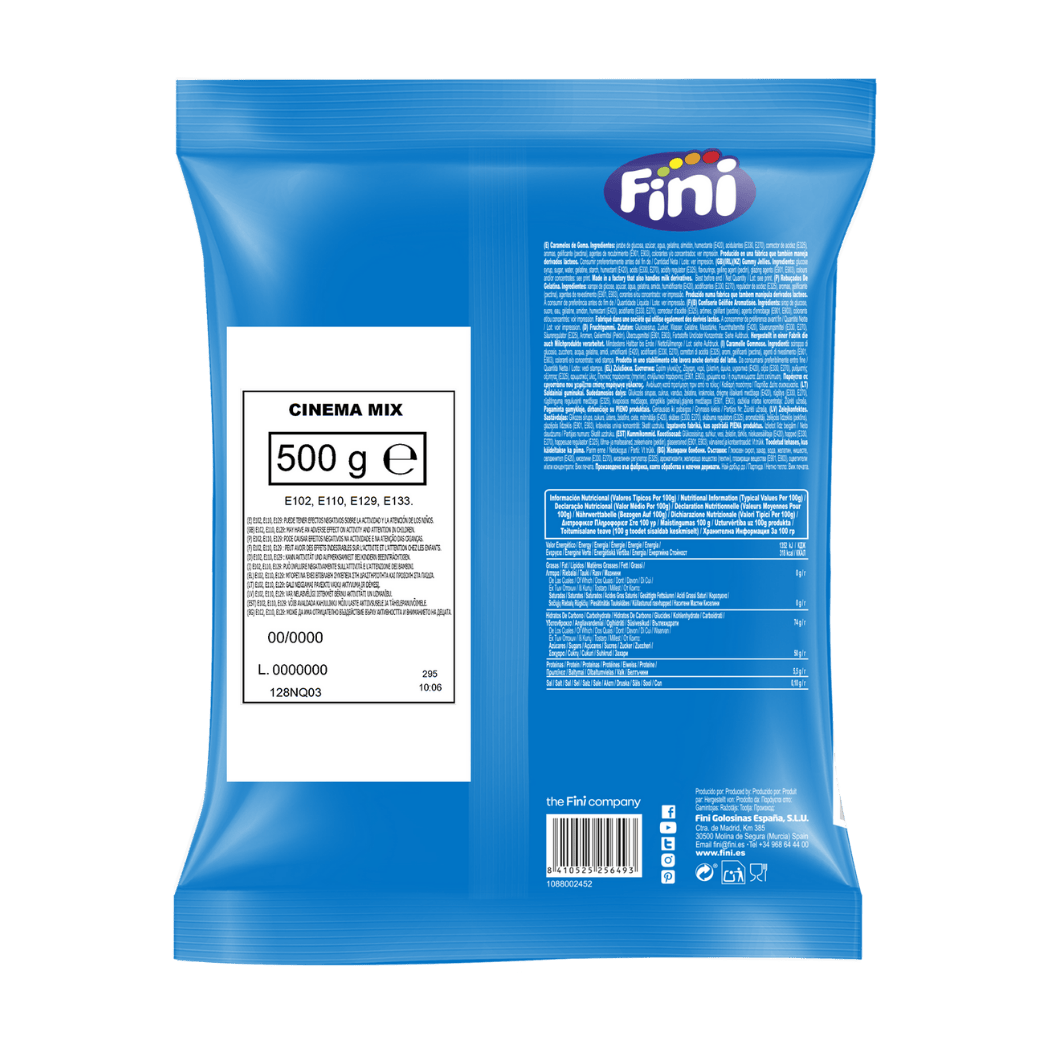 Cinema Mix Bolsa 500g - Fini Golosinas