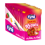 Crunchy Kisses Passion Caja 12 bolsas de 75 gramos - Fini Golosinas