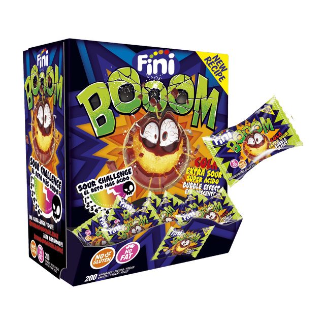 Fini Booom Cola Estuche 200 unidades - Fini Golosinas