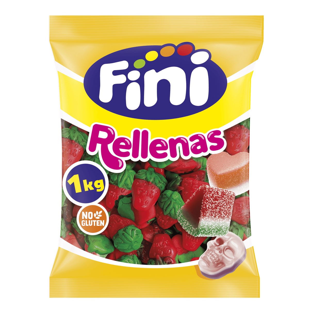 Fresa Salvaje Rellenas Bolsa 1 kg - Fini Golosinas