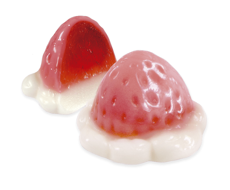 Fresón con Nata Rellenas Bolsa 1 kg - Fini Golosinas