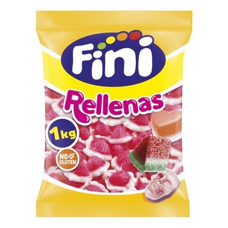 Fresón con Nata Rellenas Bolsa 1 kg - Fini Golosinas
