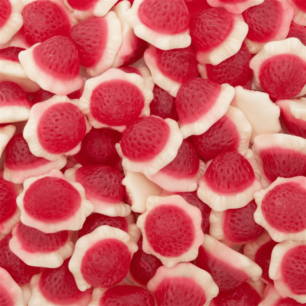 Fresón con Nata Rellenas Bolsa 1 kg - Fini Golosinas