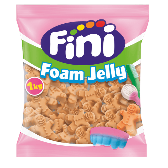 Galleta Jengibre Foam de Navidad Bolsa 1kg - Fini Golosinas