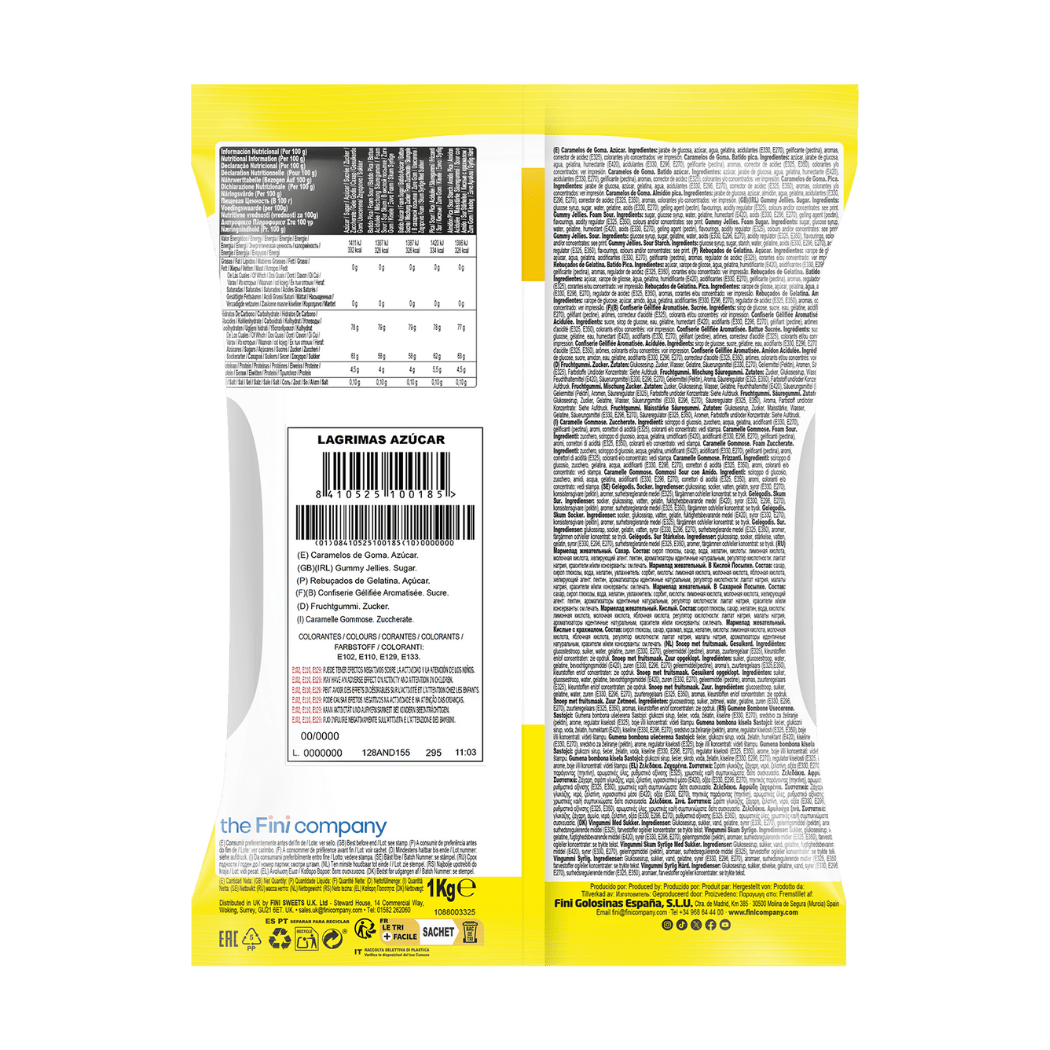 Lagrimas Bolsa 1 kg - Fini Golosinas