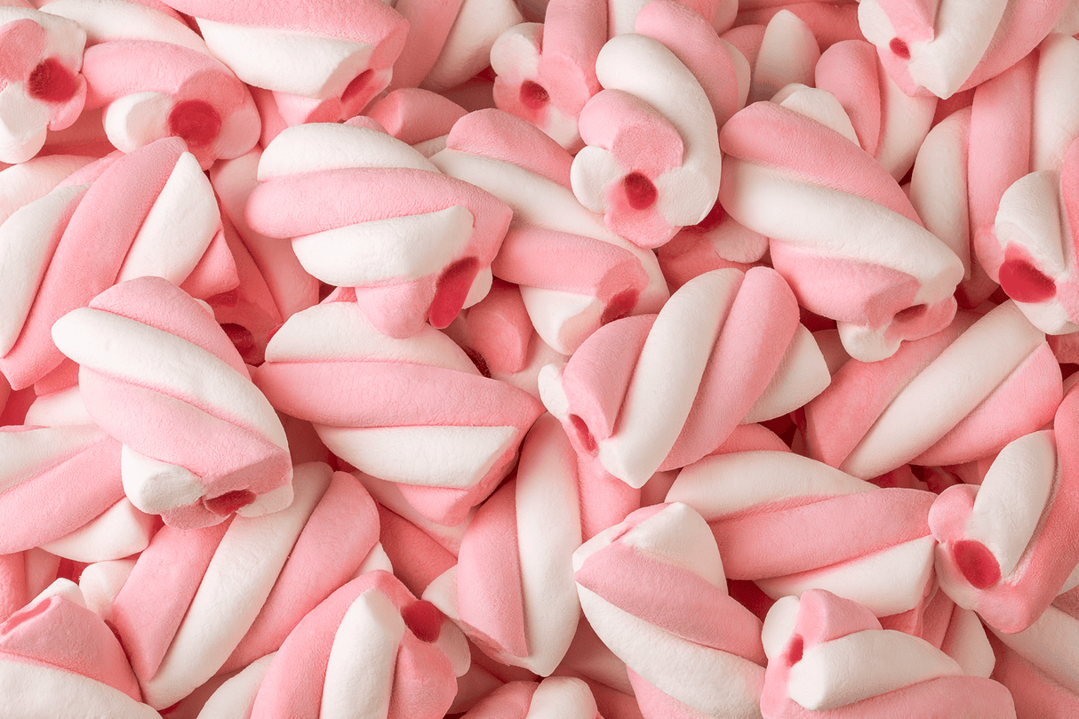 Mellows Magic Twisty Relleno Fresa 12 bolsas de 80g - Fini Golosinas