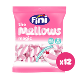 Mellows Magic Twisty Relleno Fresa 12 bolsas de 80g - Fini Golosinas
