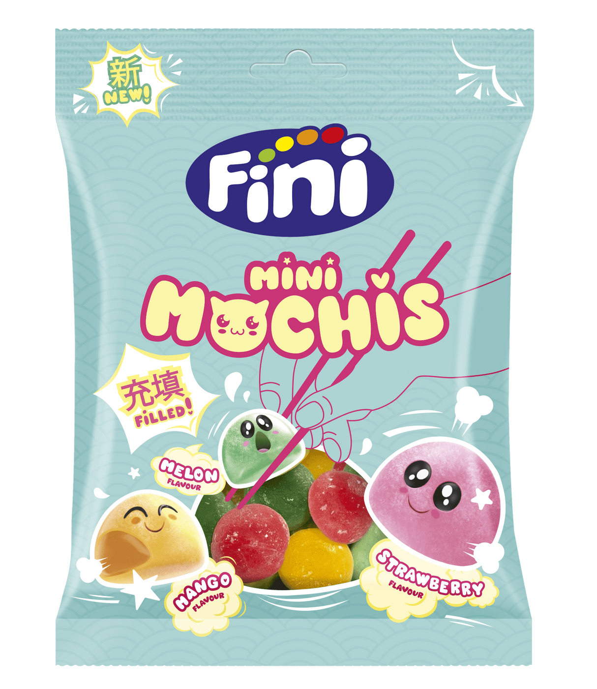 Mini Mochis 12 bolsas de 90g - Fini Golosinas