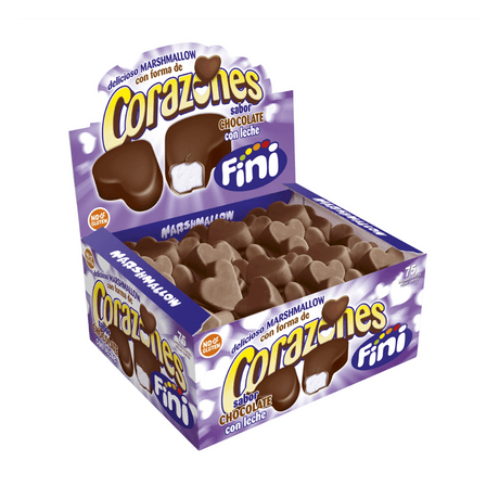 Nubes Corazones Choco Fini Golosinas - Chocolate - Estuche 75 uds - Fini Golosinas