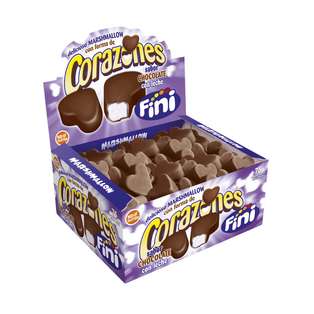 Nubes Corazones Choco Fini Golosinas - Chocolate - Estuche 75 uds - Fini Golosinas