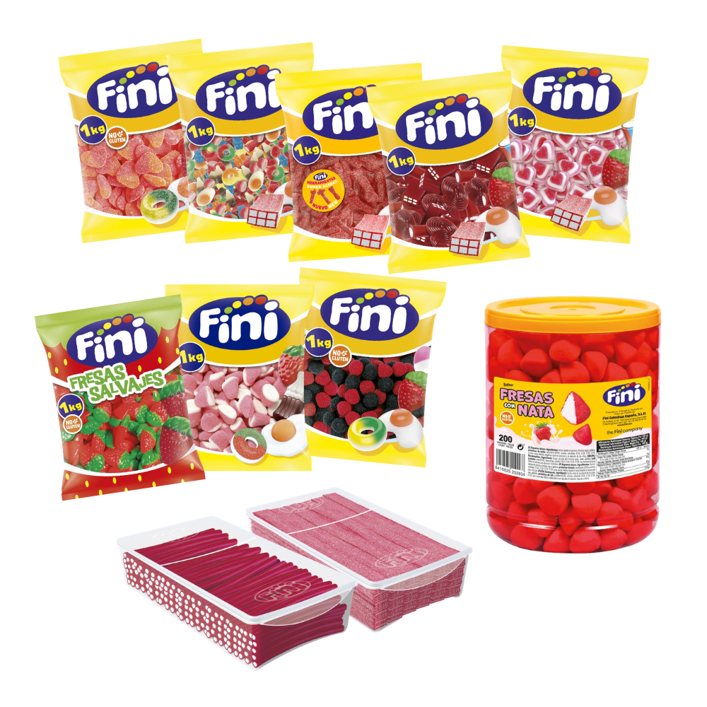 Pack Mesa de Chuches 100 personas - Fini Golosinas