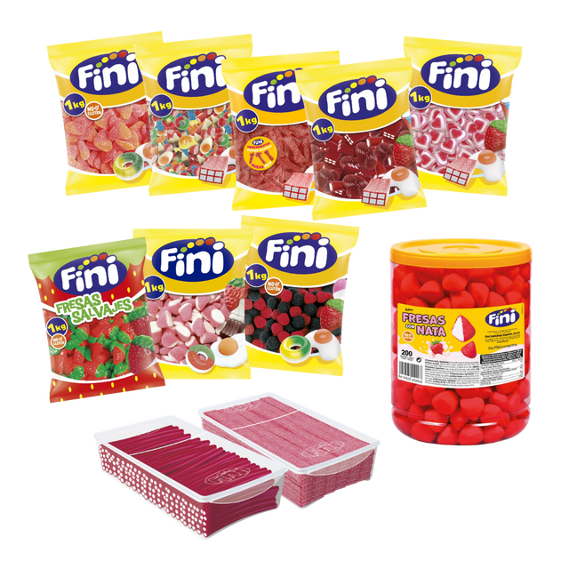 Pack Mesa de Chuches 100 personas - Fini Golosinas
