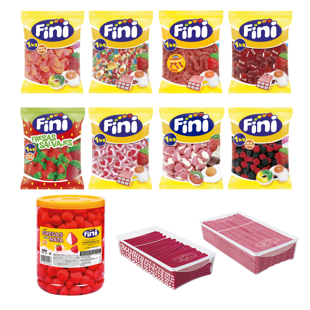 Pack Mesa de Chuches 100 personas - Fini Golosinas