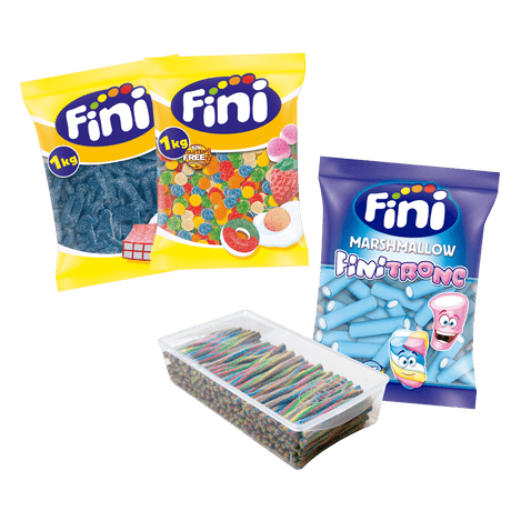 Pack mesa de chuches azul - Fini Golosinas