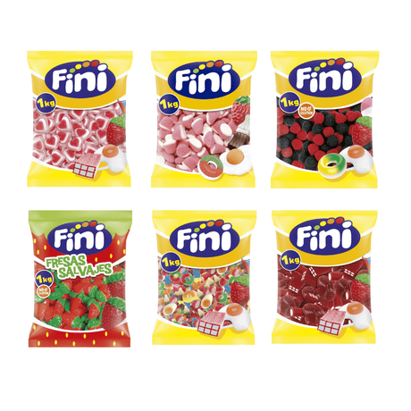 Pack Mesa de Chuches Bautizo Colorido - 80 personas - Fini Golosinas