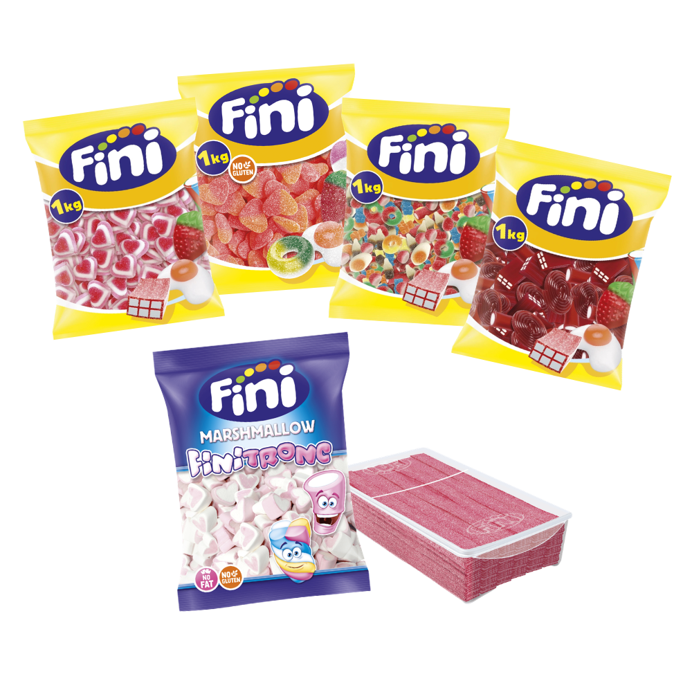 Pack Mesa de Chuches Boda Clásica - 50 personas - Fini Golosinas
