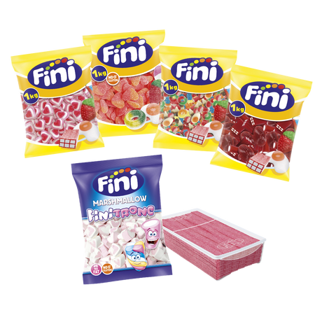 Pack Mesa de Chuches Boda Clásica - 50 personas - Fini Golosinas