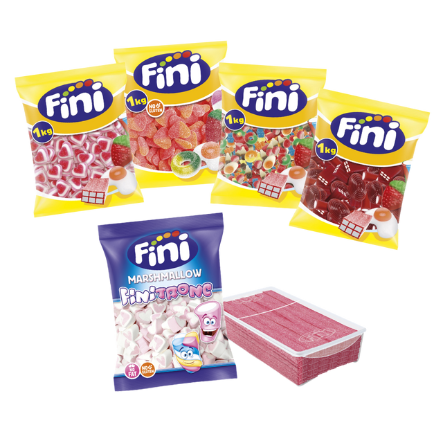 Pack Mesa de Chuches Boda Clásica - 50 personas - Fini Golosinas