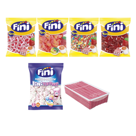 Pack Mesa de Chuches Boda Clásica - 50 personas - Fini Golosinas