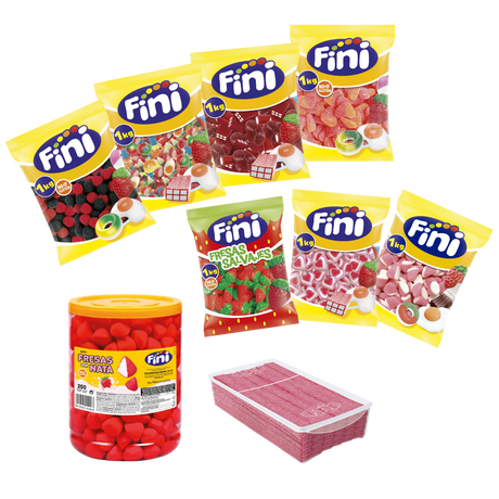 Pack Mesa de Chuches Boda Clásica - 80 personas - Fini Golosinas