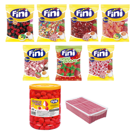 Pack Mesa de Chuches Boda Clásica - 80 personas - Fini Golosinas