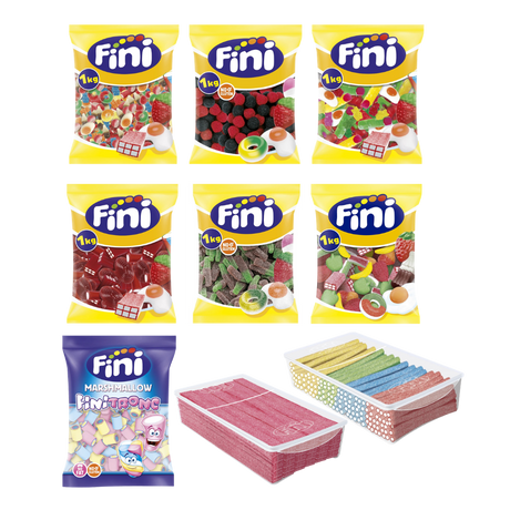 Pack Mesa de Chuches Boda Colorida - 80 personas - Fini Golosinas