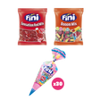 Pack Mesa de Chuches Comunión + 30 Conos Fini Golosinas - Mix - 30 personas - Fini Golosinas