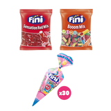 Pack Mesa de Chuches Comunión + 30 Conos Fini Golosinas - Mix - 30 personas - Fini Golosinas