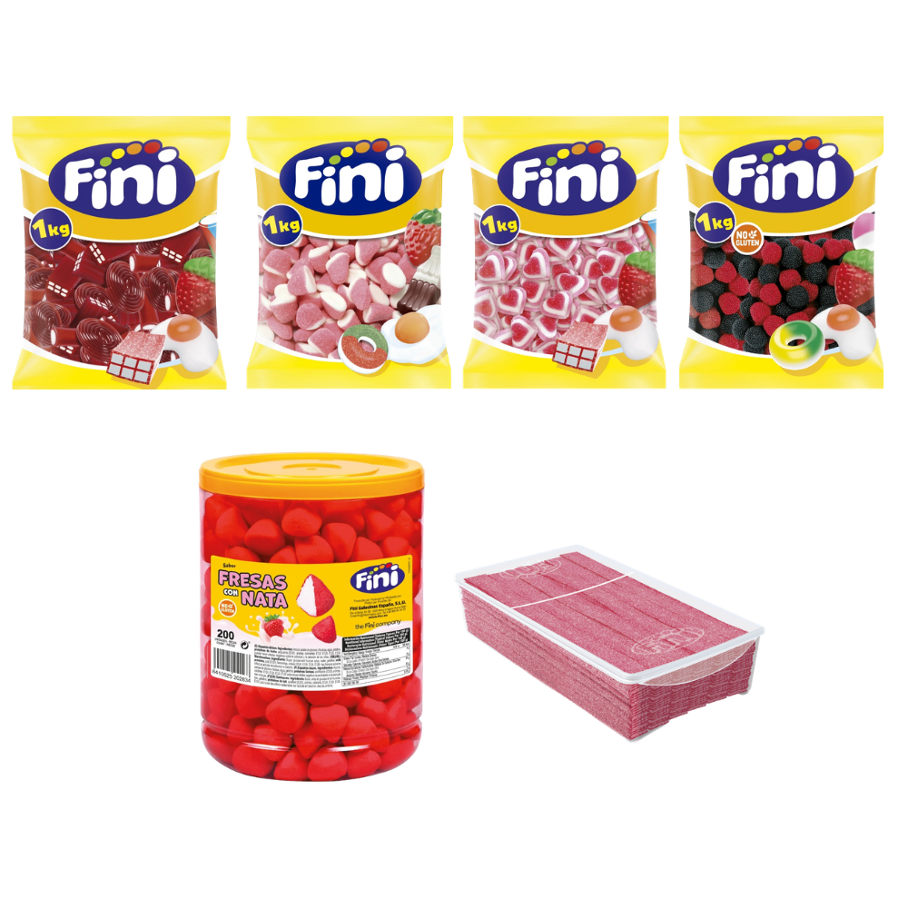 Pack Mesa de Chuches Comunión Clásica - 60 personas - Fini Golosinas