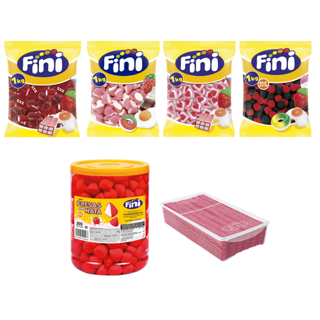 Pack Mesa de Chuches Comunión Clásica - 60 personas - Fini Golosinas