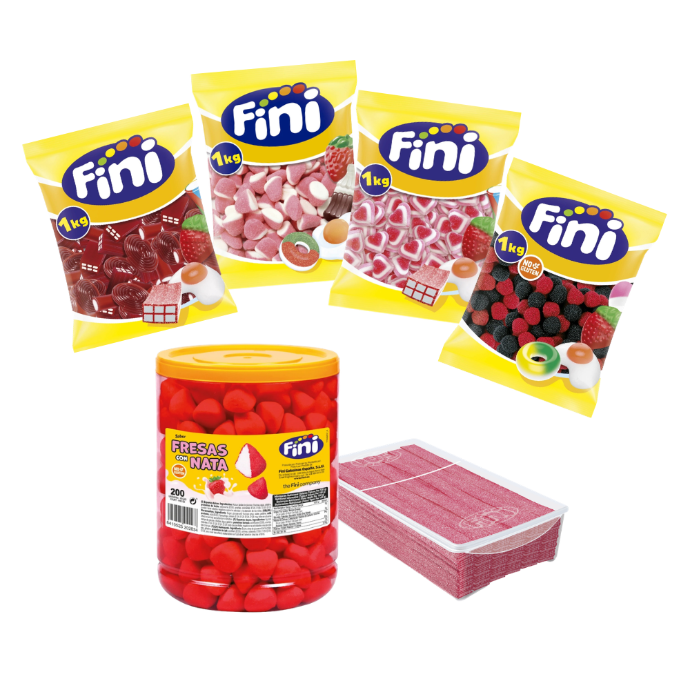 Pack Mesa de Chuches Comunión Clásica - 60 personas - Fini Golosinas