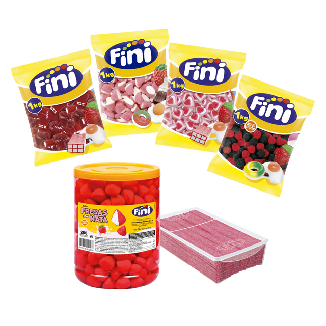 Pack Mesa de Chuches Comunión Clásica - 60 personas - Fini Golosinas
