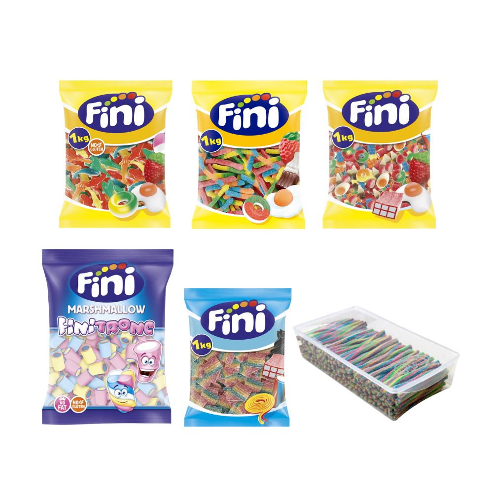 Pack Mesa de Chuches Comunión Colorida - 60 personas - Fini Golosinas