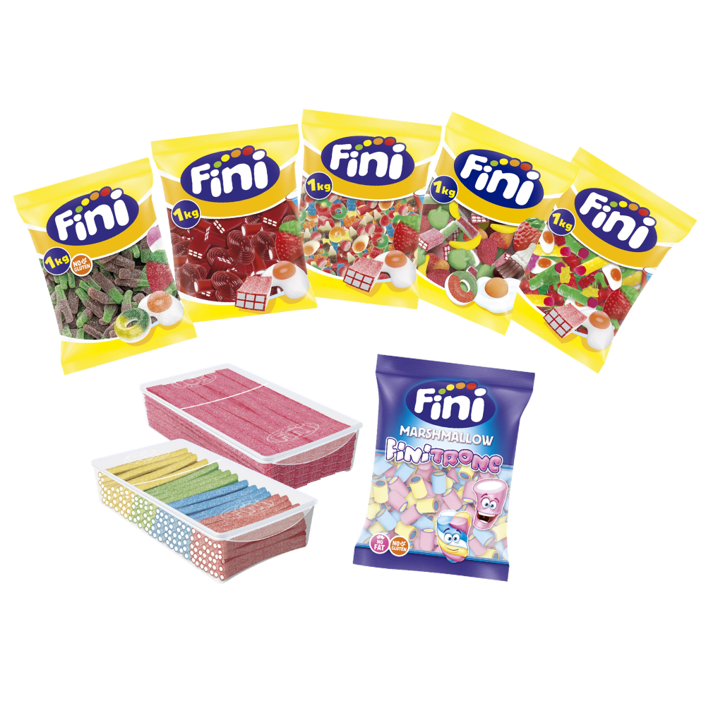 Pack Mesa de Chuches Comunión Mix - 80 personas - Fini Golosinas