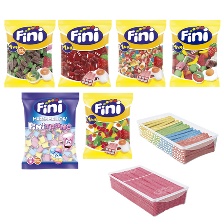 Pack Mesa de Chuches Comunión Mix - 80 personas - Fini Golosinas