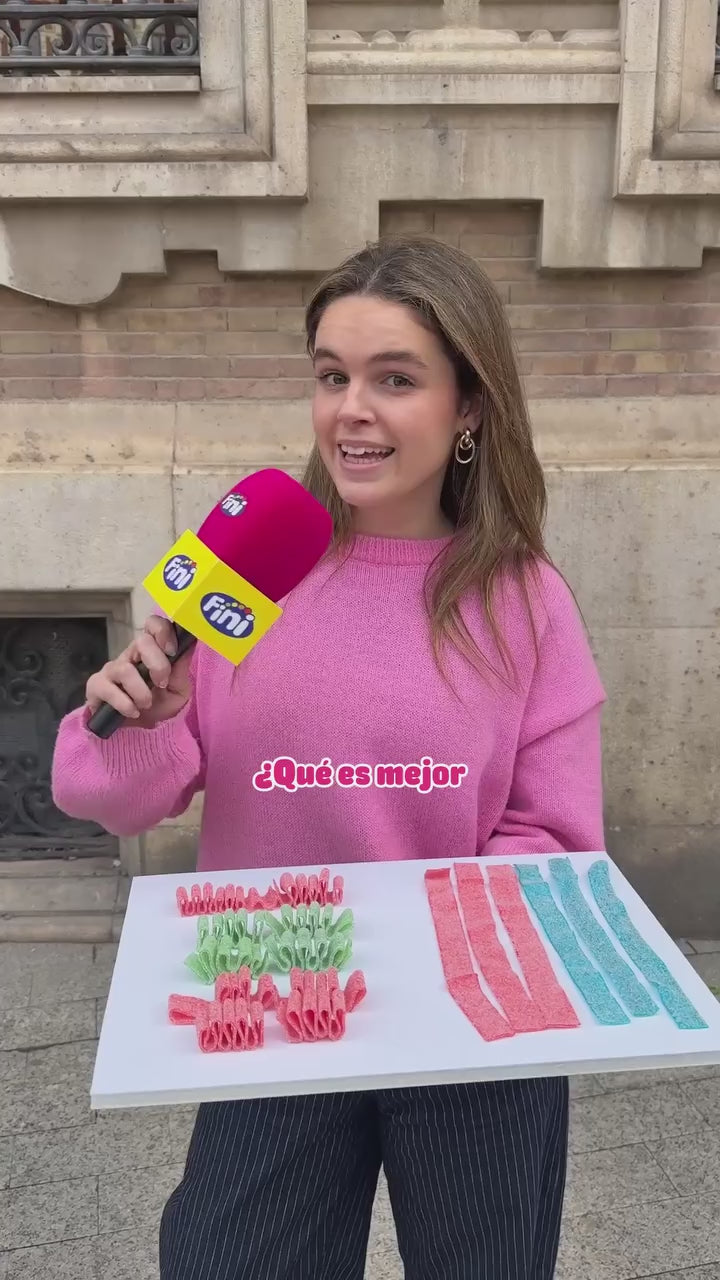 Lenguas Ácidas Rojas Fini Golosinas - Fresa - Tarro 200 uds