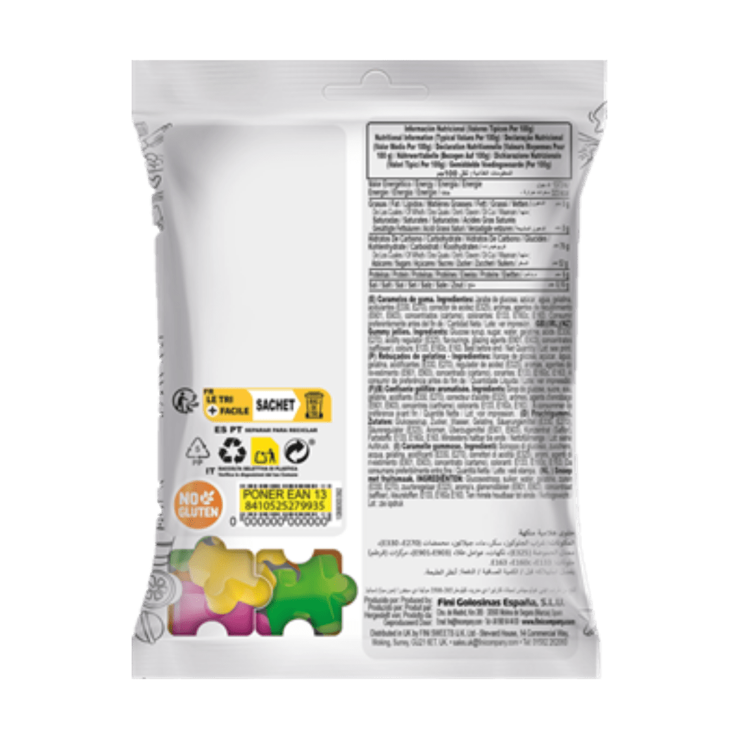 Puzzle Golosinas Fini Caja 12 bolsitas de 90g - Fini Golosinas