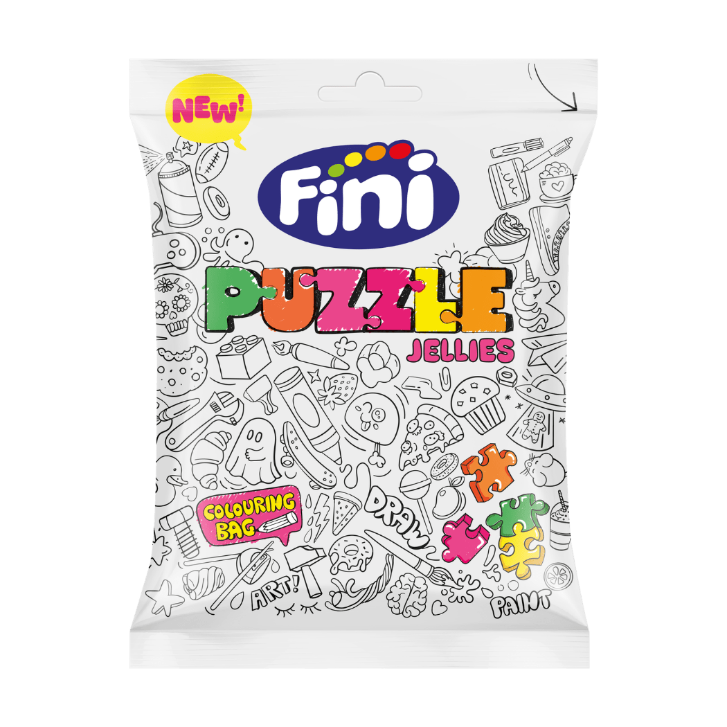 Puzzle Golosinas Fini Caja 12 bolsitas de 90g - Fini Golosinas