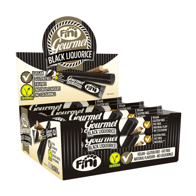 Regaliz Negro Fini Gourmet Caja 32 unidades - Fini Golosinas
