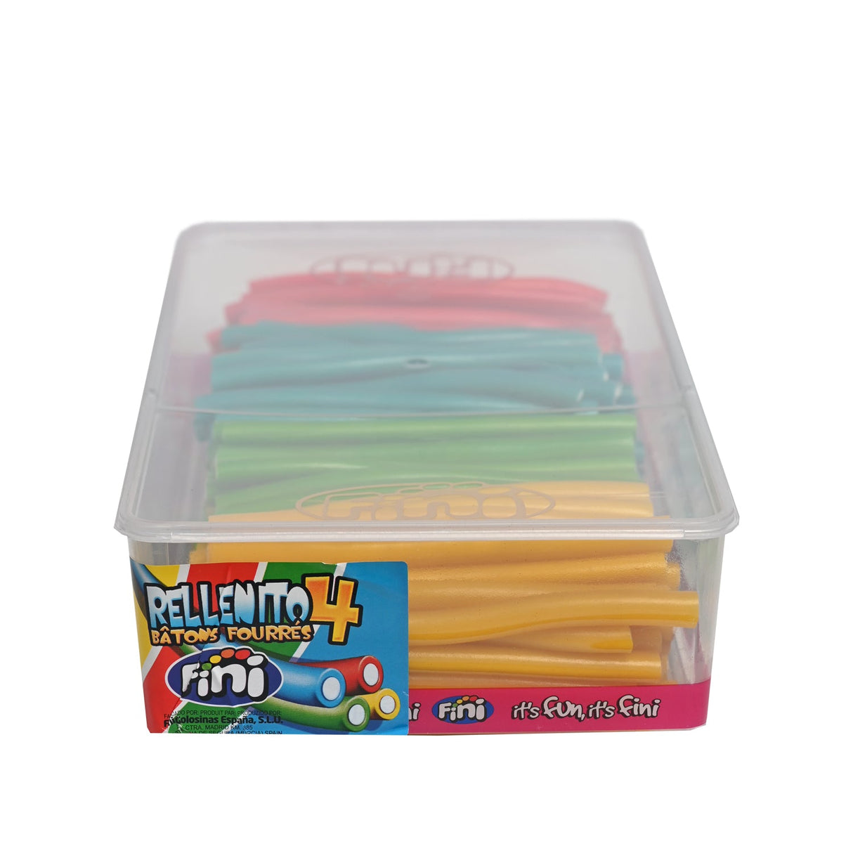 Rellenito 4 colores Relleno Nata Tarro 200 unidades - Fini Golosinas