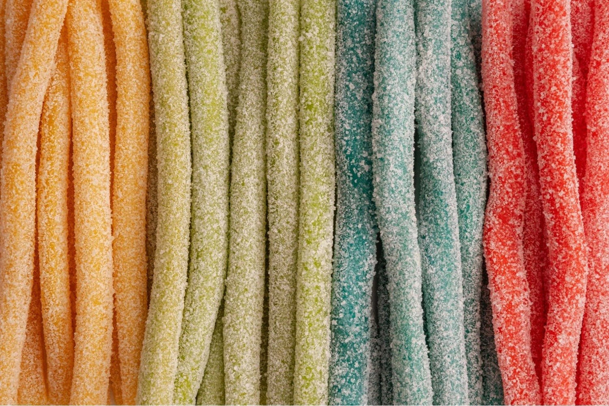 Rellepica Sour Boom 4 colores Relleno Nata Tarro 200 unidades - Fini Golosinas