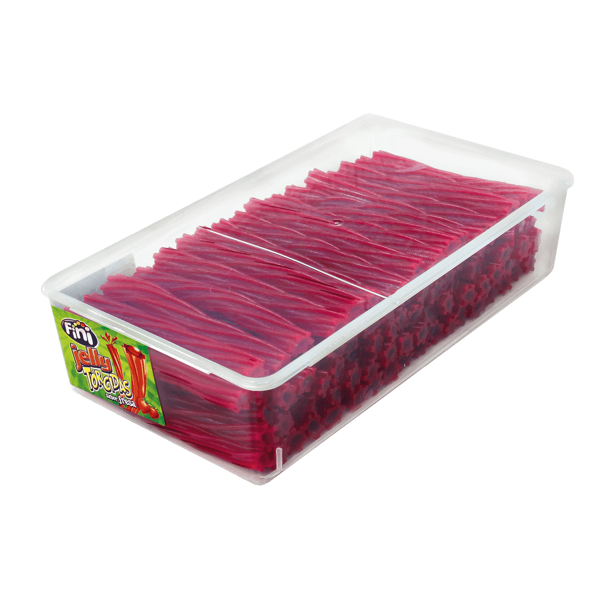 Torcidas Rellenas Fresa Tarro 60 unidades - Fini Golosinas