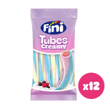 Tubes Creamy Berries 12 bolsas de 80g - Fini Golosinas