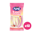 Tubes Creamy Yogur Fresa y Plátano 12 bolsas de 80g - Fini Golosinas